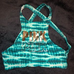 PINK bathing suit top